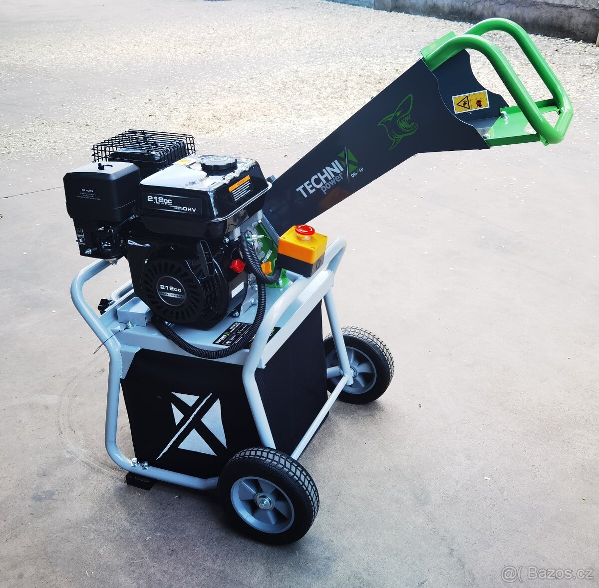 Benzínový drtič větví do 50 mm, DR-X50 - TECHNIX - 2