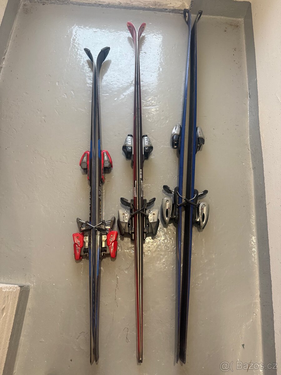 prodám 3 páry použitých lyží - 2