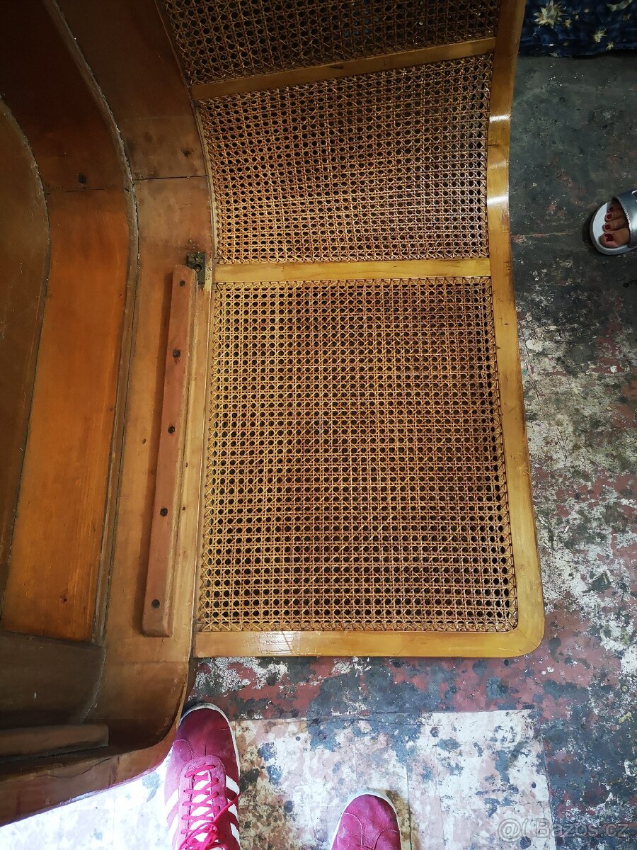 Starožitná denní postel, otoman,styl biedermeier - 2
