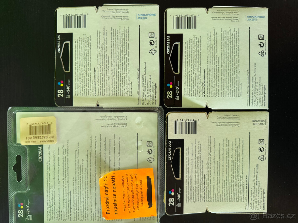 HP 28 (C8728AE) barevný originální - 2