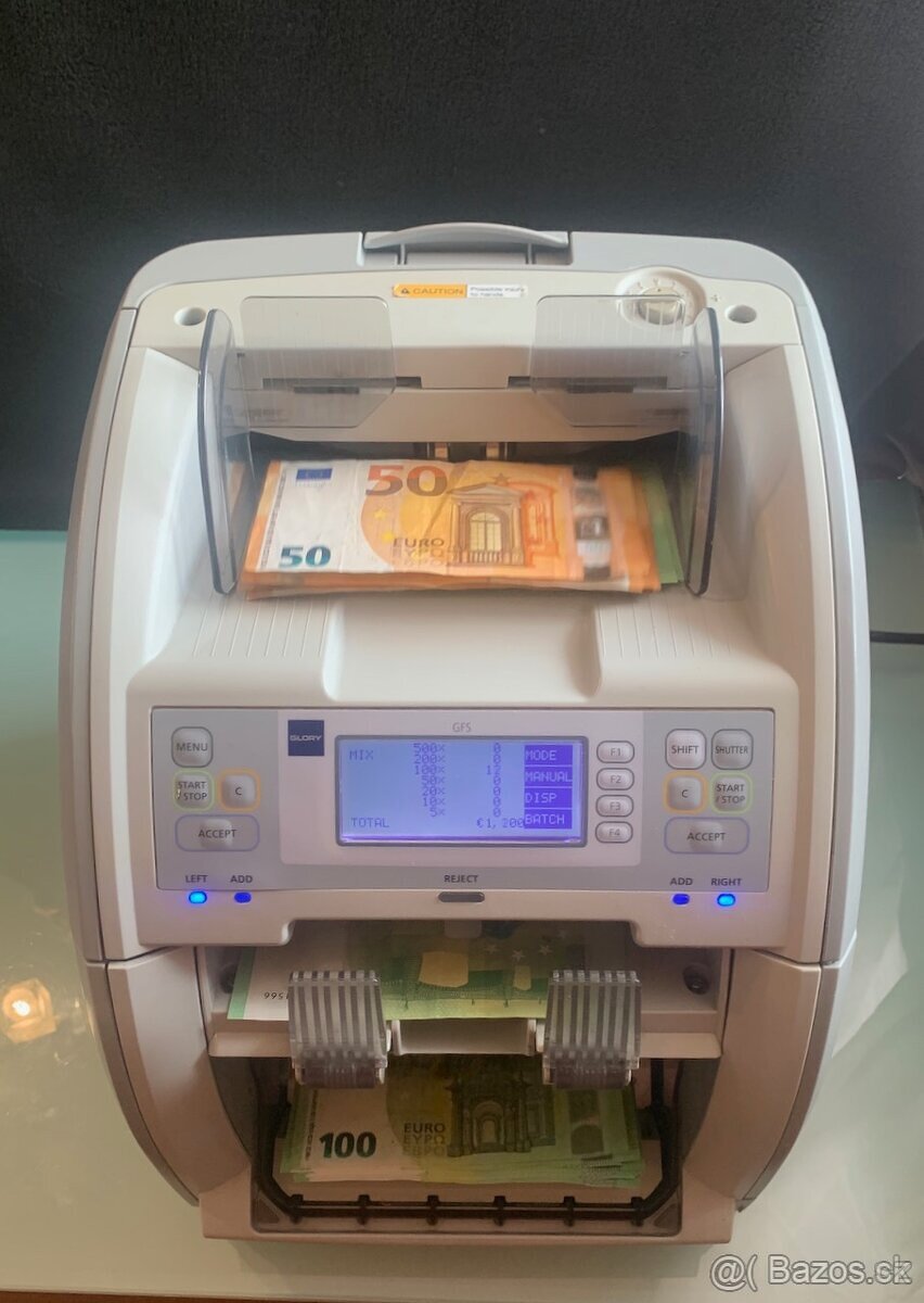 Profesionální počítačka bankovek GFS 120 S - 2