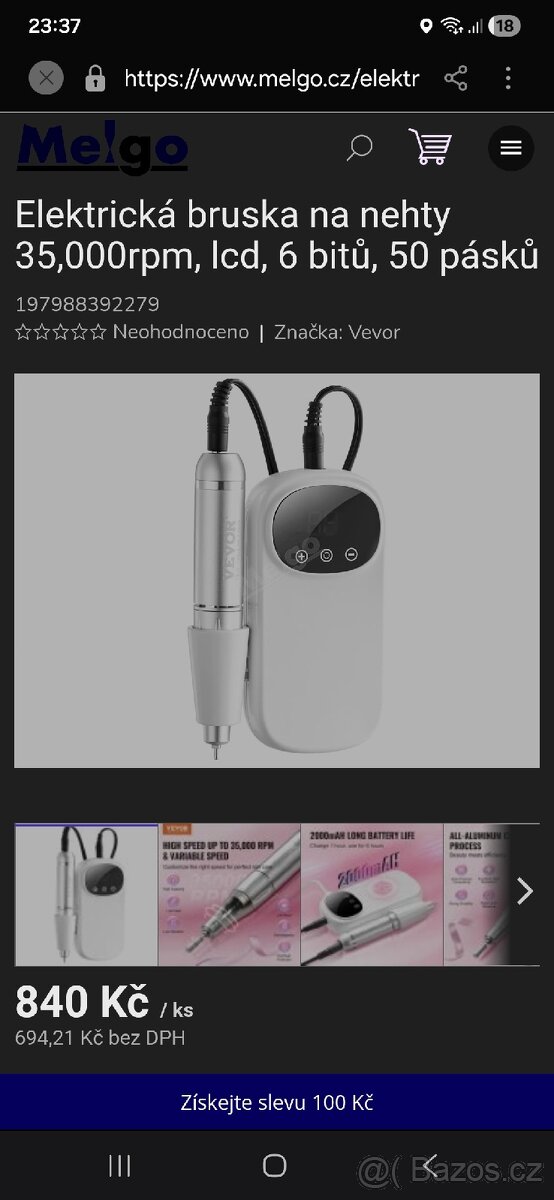 Bruska na nehty - 2