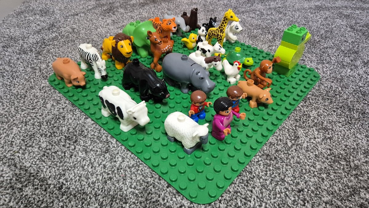 Lego Duplo - zvířata+deska - 2