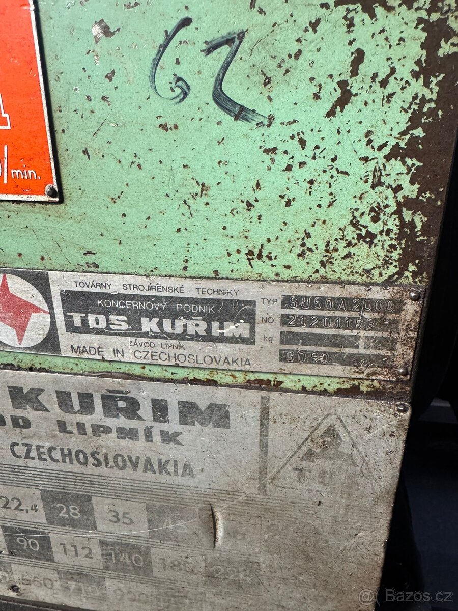 Soustruh na kov SU 50 A - 2
