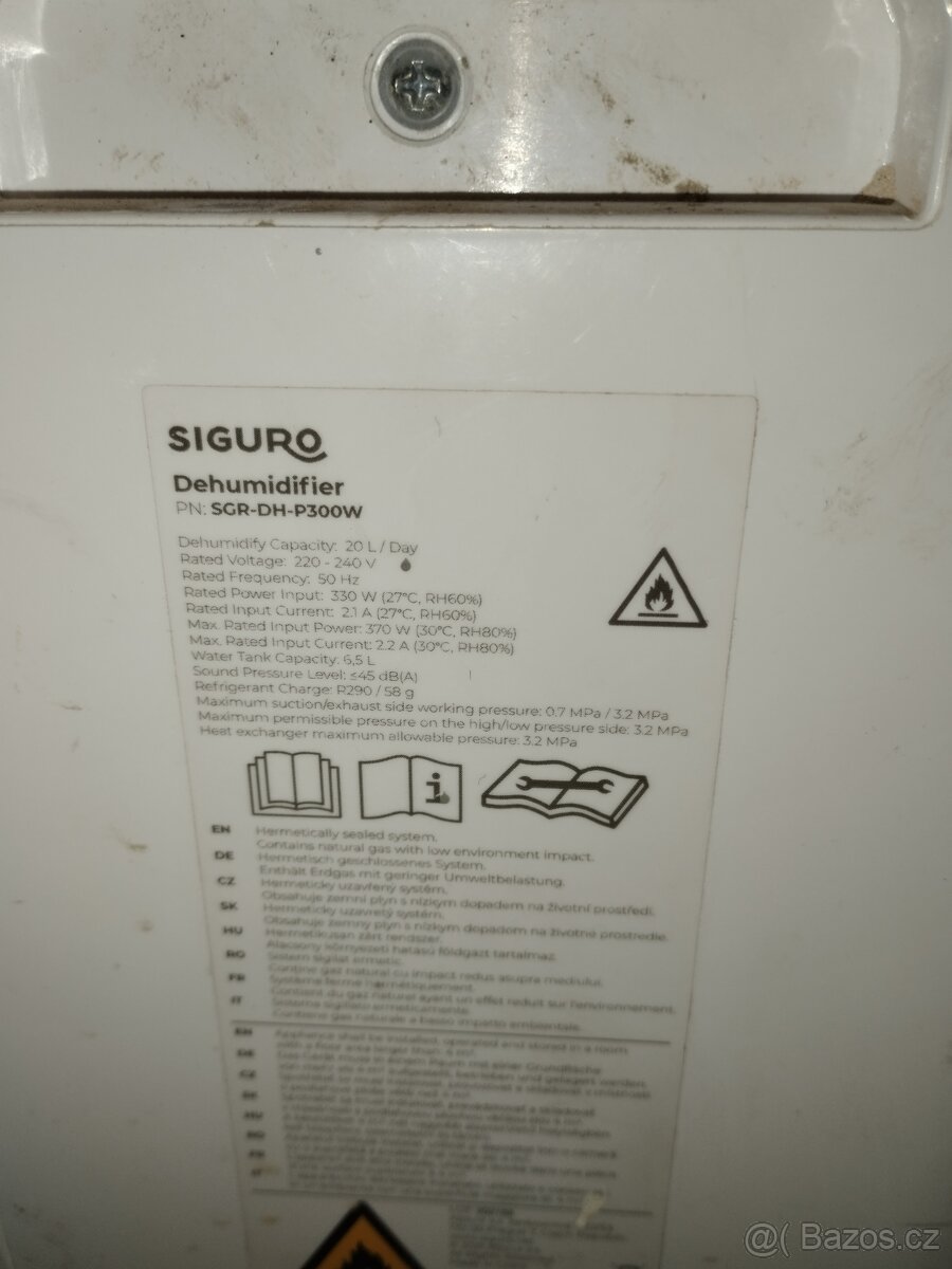 Vysoušeč Siguro - 2