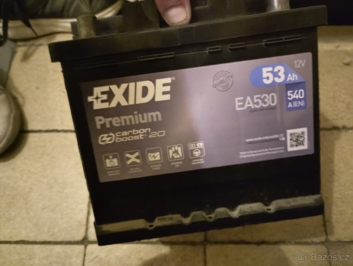 Prodám autobaterii exide - 2