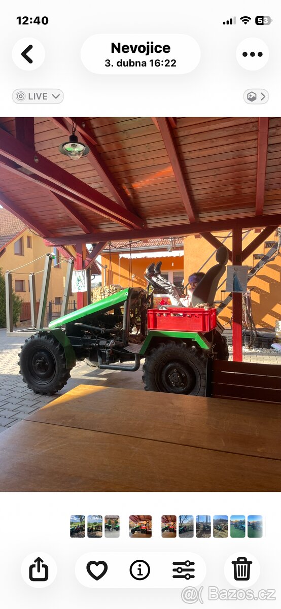 2x Traktor domácí výroby, 4x4 - 2