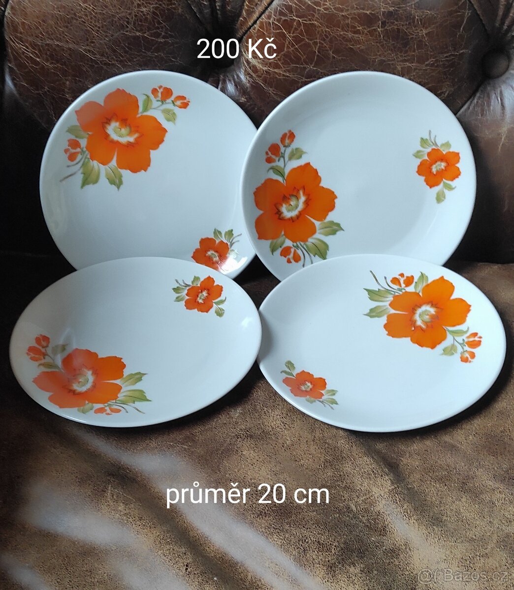 Retro porcelánové talíře - 2