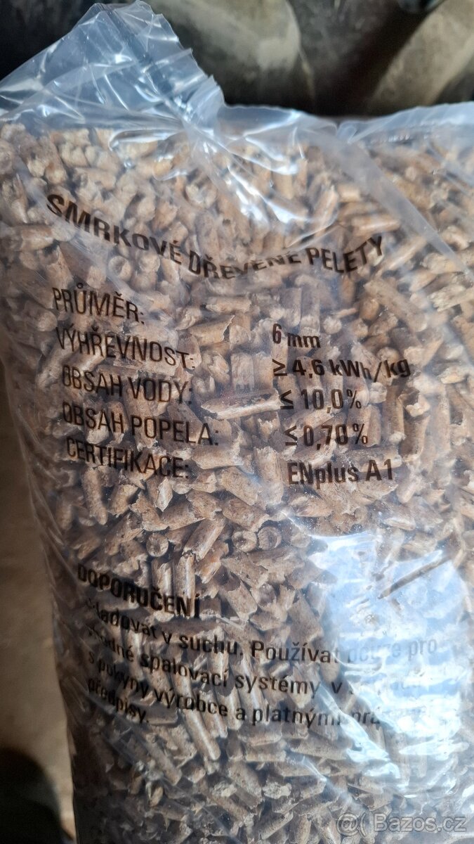Pelety dřevěné jakost ENplus A1 CZ - 2