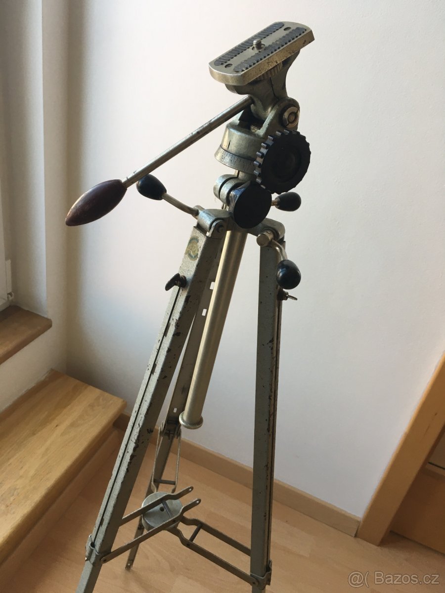 Starožitný německý stativ zn. ARTHUR POH...DRESDEN - 2