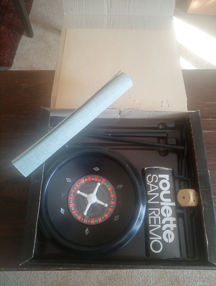 krabicová hra "Roulette SAN REMO". - 2