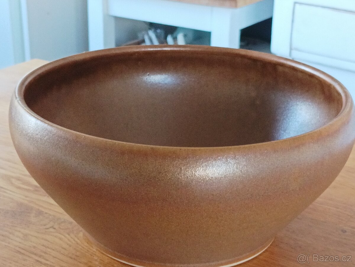 VINTAGE KAMENINOVÁ MÍSA GRÉS & POTIERS DIGOIN - FRANCIE - 2