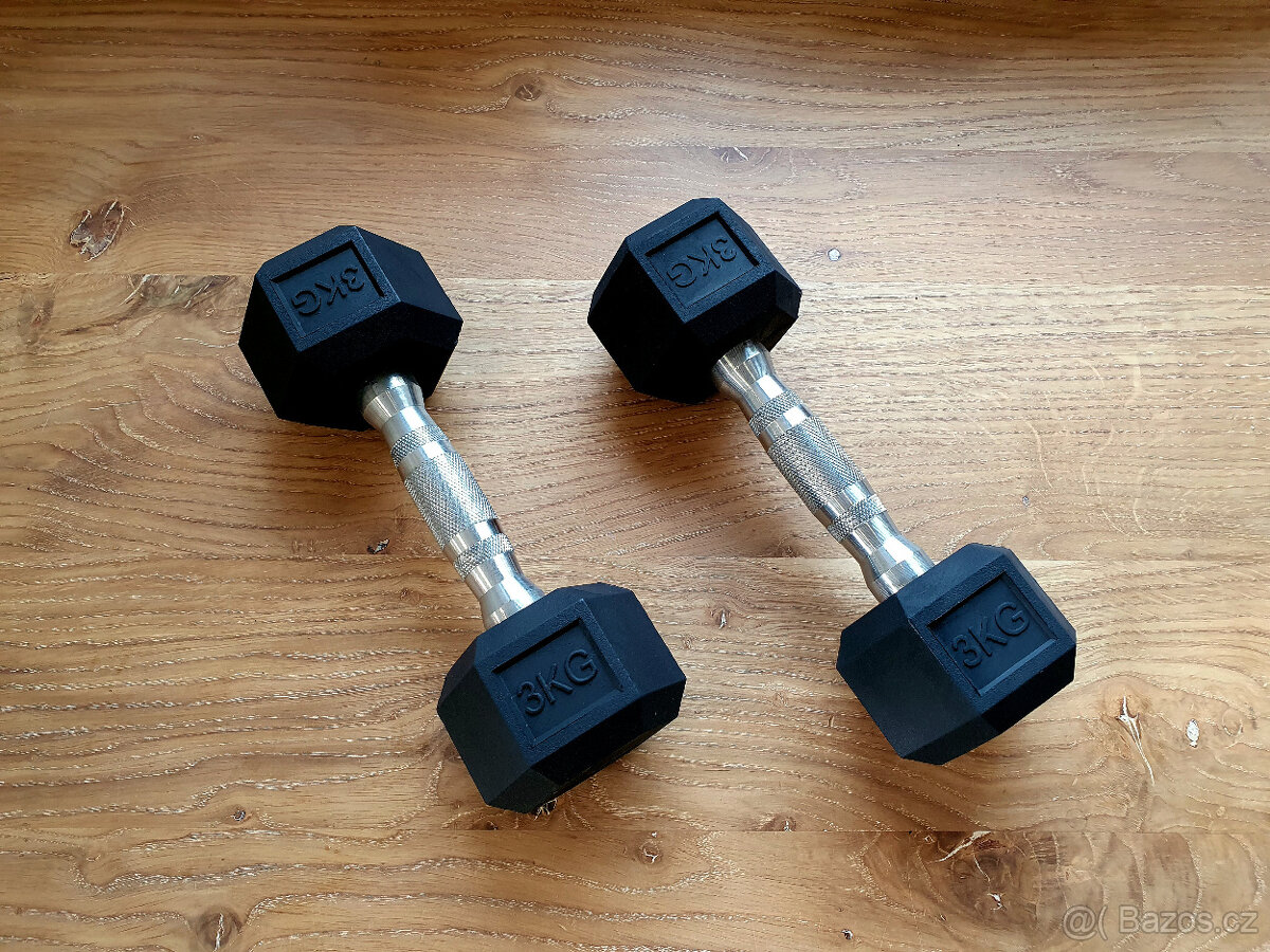 jednoručky činky - HEXA 2-10kg (108kg) - 2