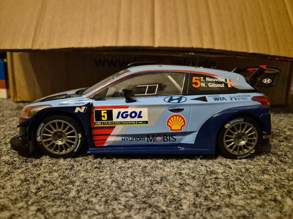 Hyundai i20 wrc 1:18 r.2017 Neuville rally - 2