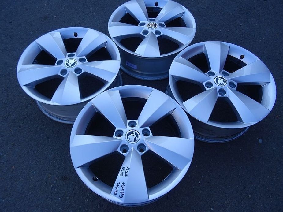 Alu disky origo Škoda, 17", 5x112, ET 38, šířka 7J - 2