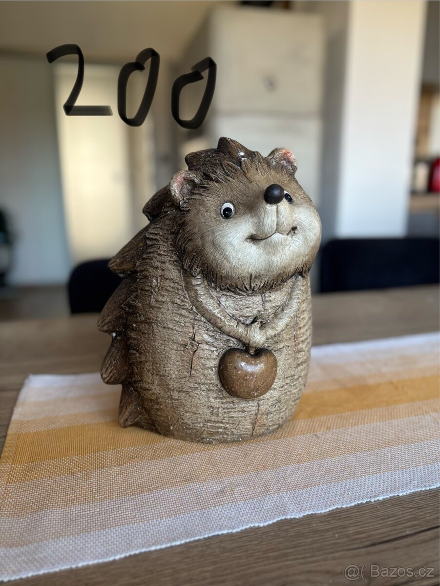 🎄 Vánoční dekorace - zvířátka 🦔 - 2