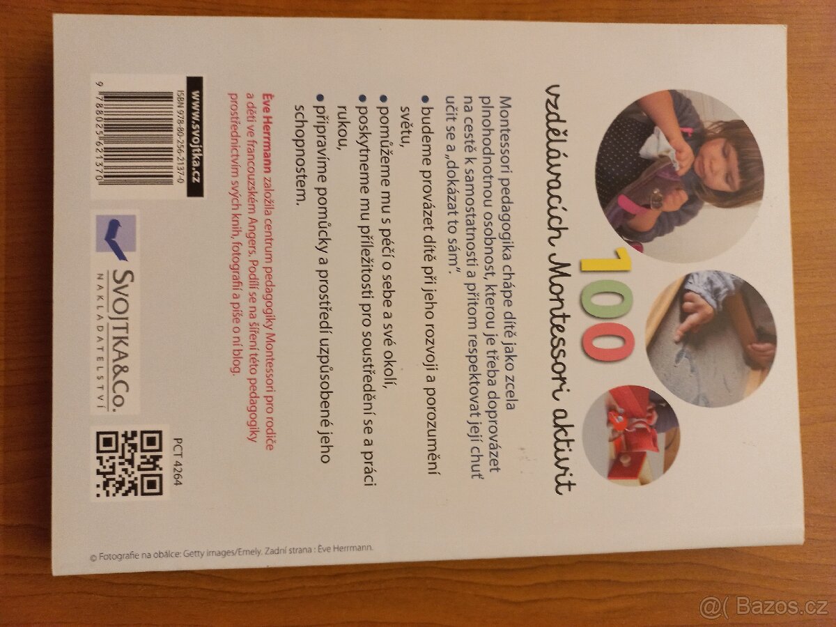 Kniha 100 vzdělávacích montessori aktivit. - 2