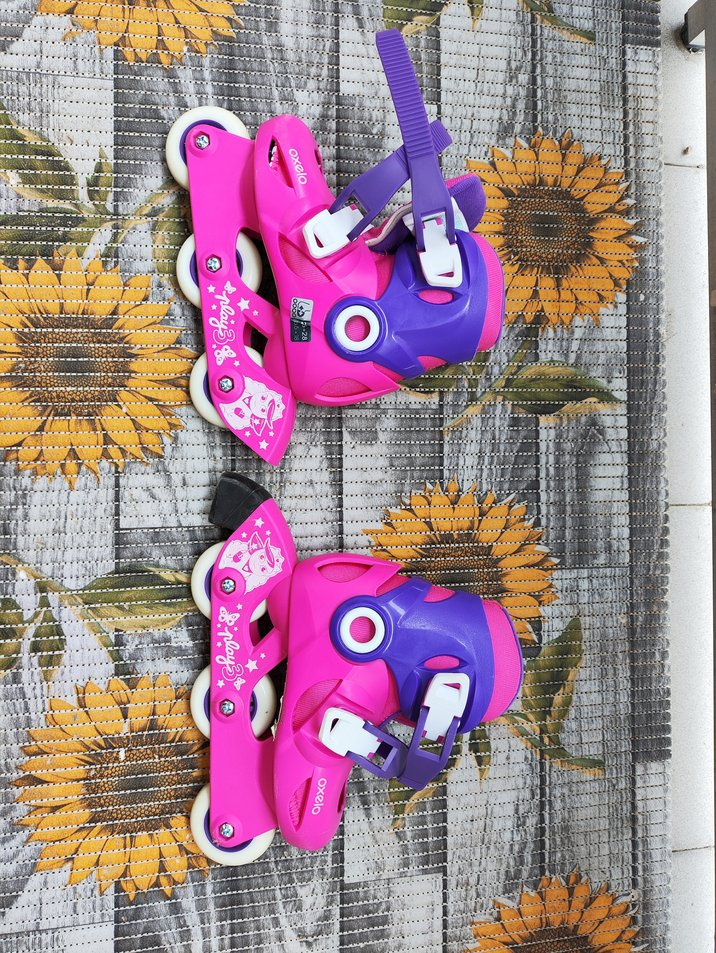 Dětské kolečkové brusle Oxelo vel.26-28 - 2