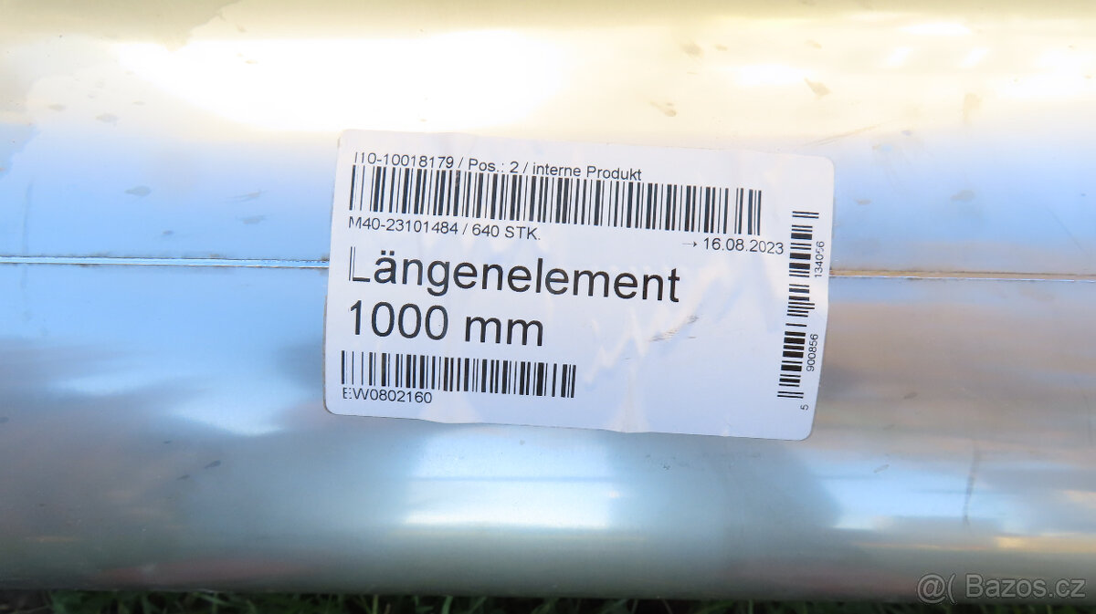 Komín vložka nerez trubka dvířka Y kus - 2