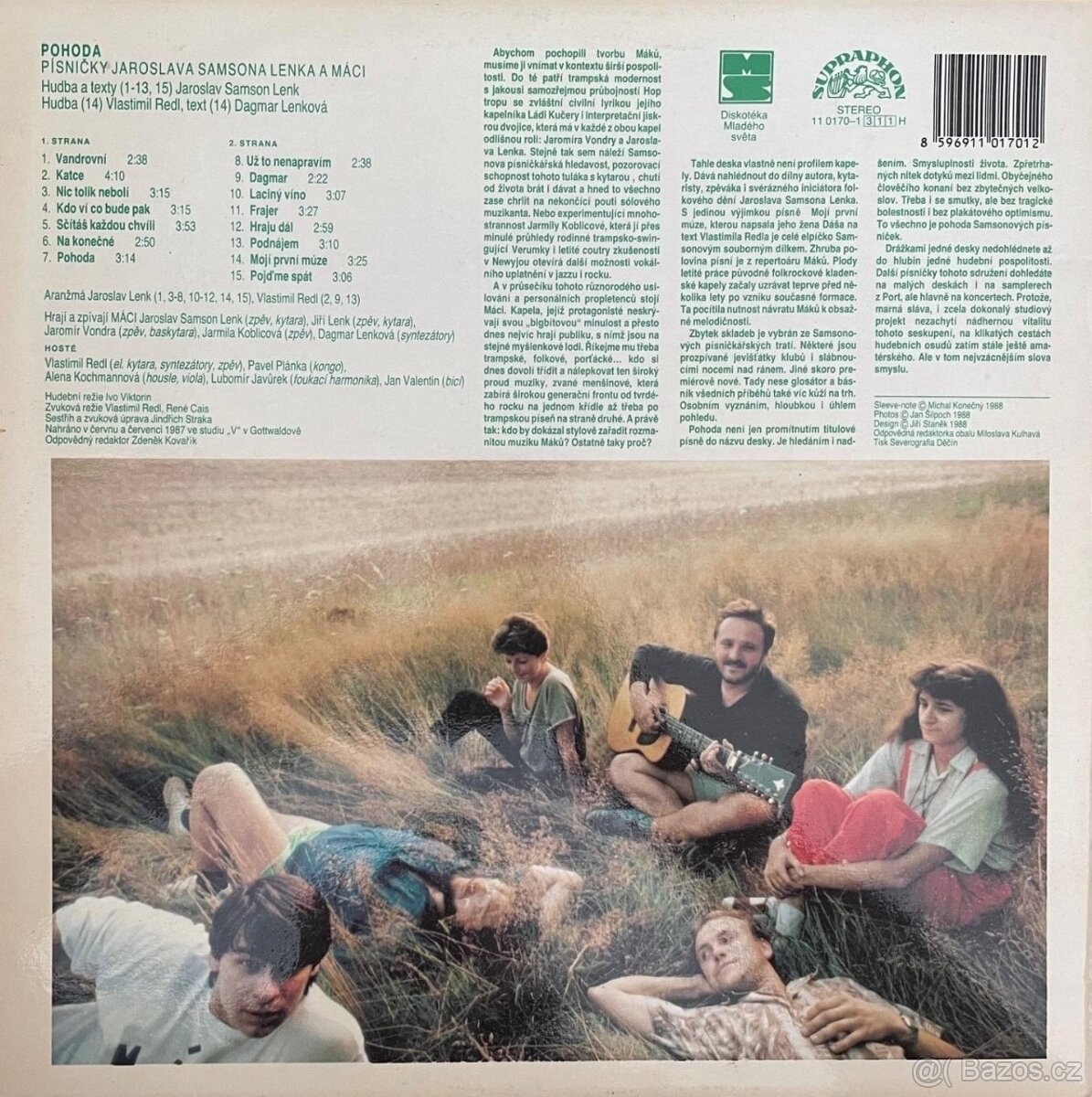 Jaroslav Samson Lenk + Máci – Pohoda (LP) - 2