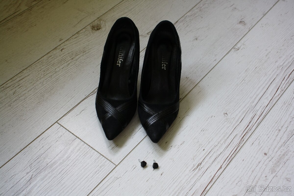 Černé lodičky zn. Jennifer, vel. 37 - 2