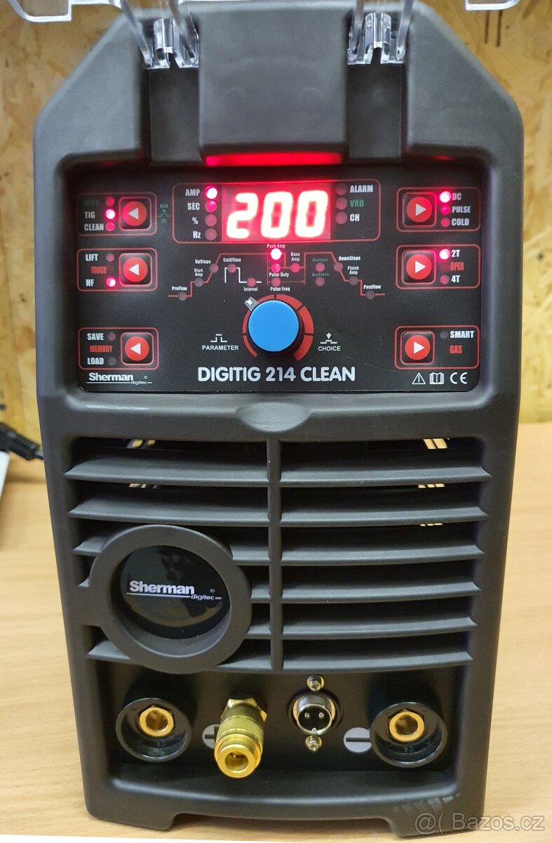 Pulzní TIG svářečka na nerez Sherman DIGITIG 214 Clean - 2