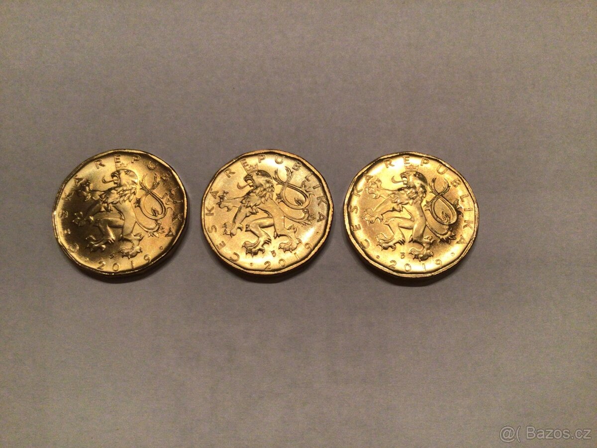 2019 Sada pamětních 20 korun ČNB - Pospíšil, Rašín, Engliš - 2