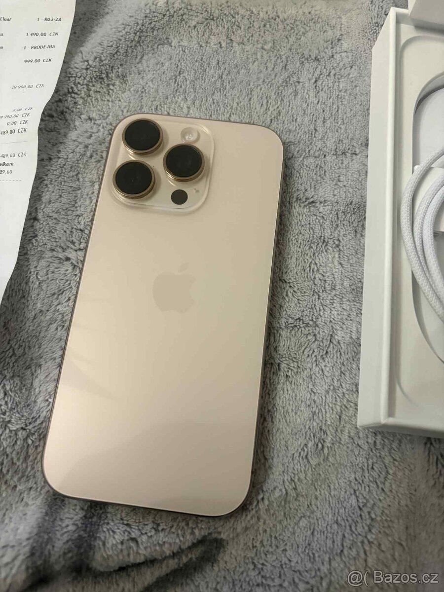 Prodám Iphone 16Pro 128gb v dobrém stavu - 2