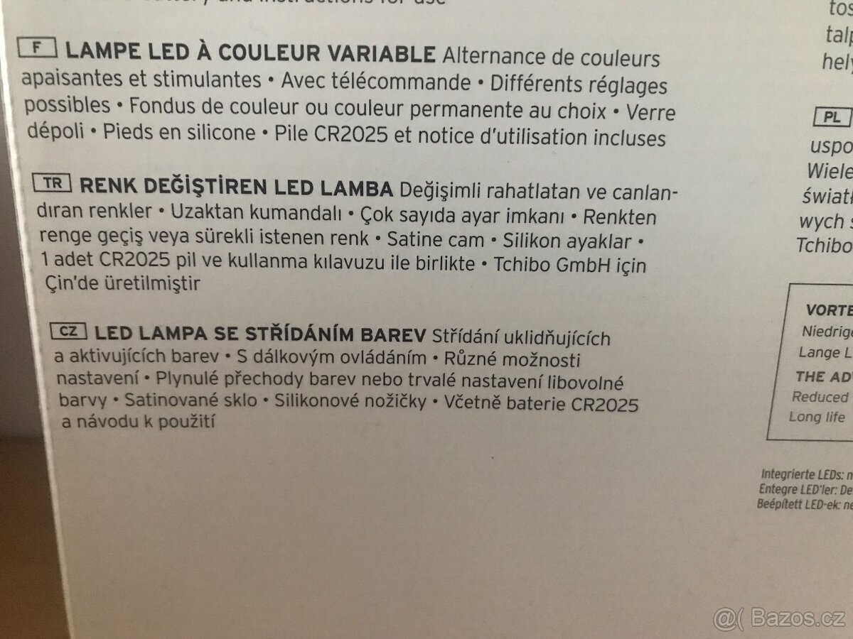 Nová led lampa Tchibo - 2