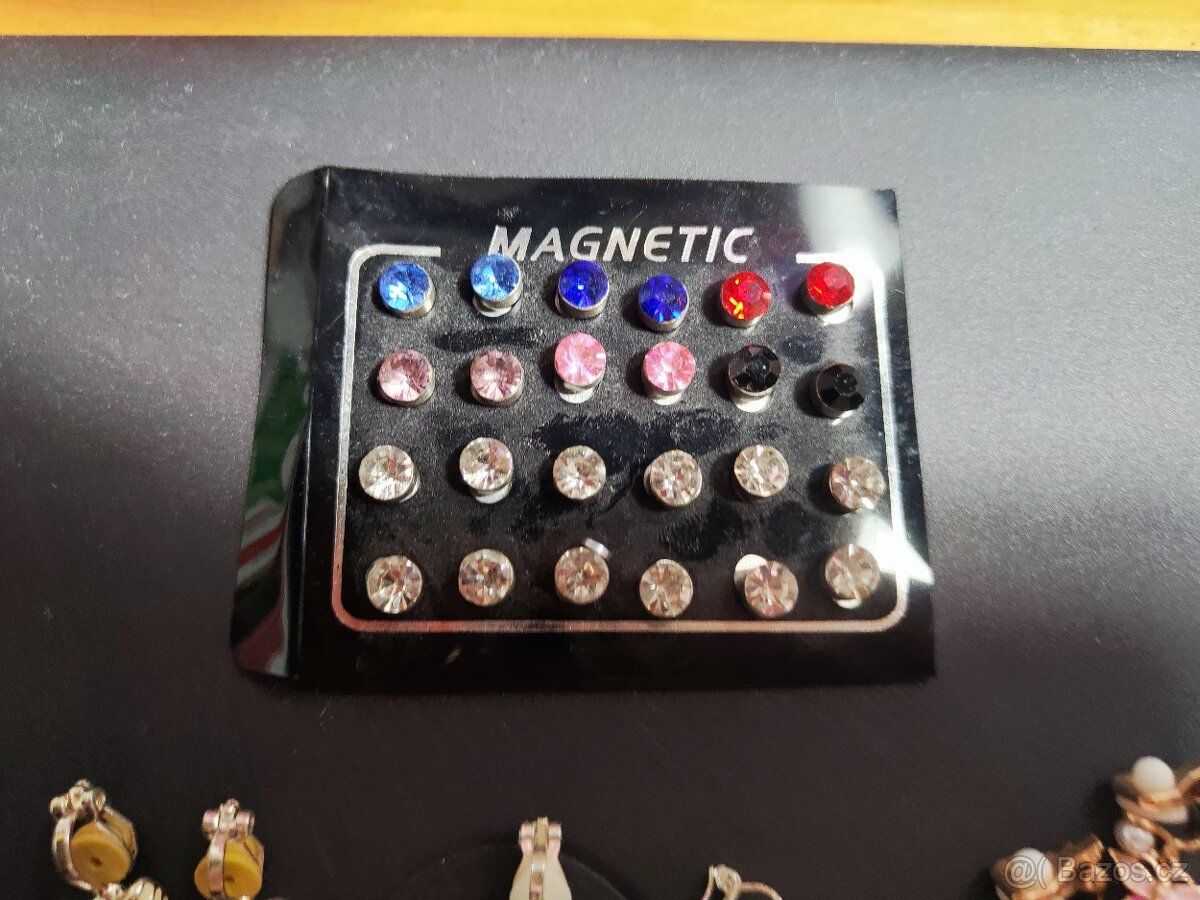 Magnetické a klipsové náušnice pro dívky - 2