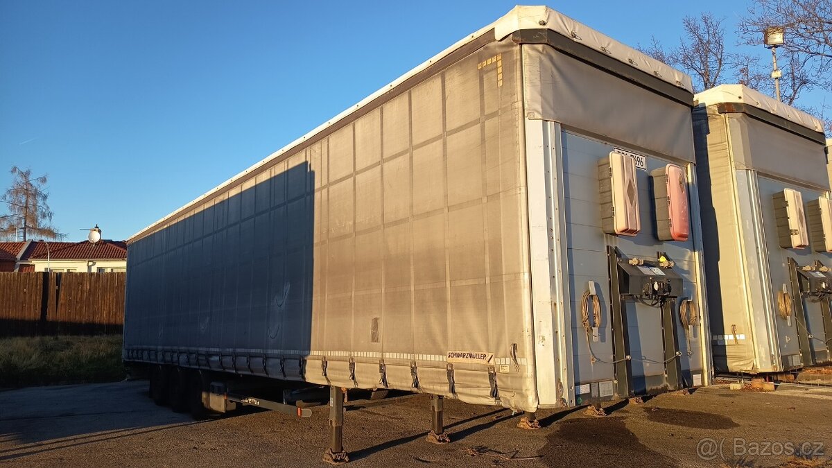 Schwarzmüller SPA 3/E stan,3 str.shrnovačka,zvedačka,r.2005 - 2