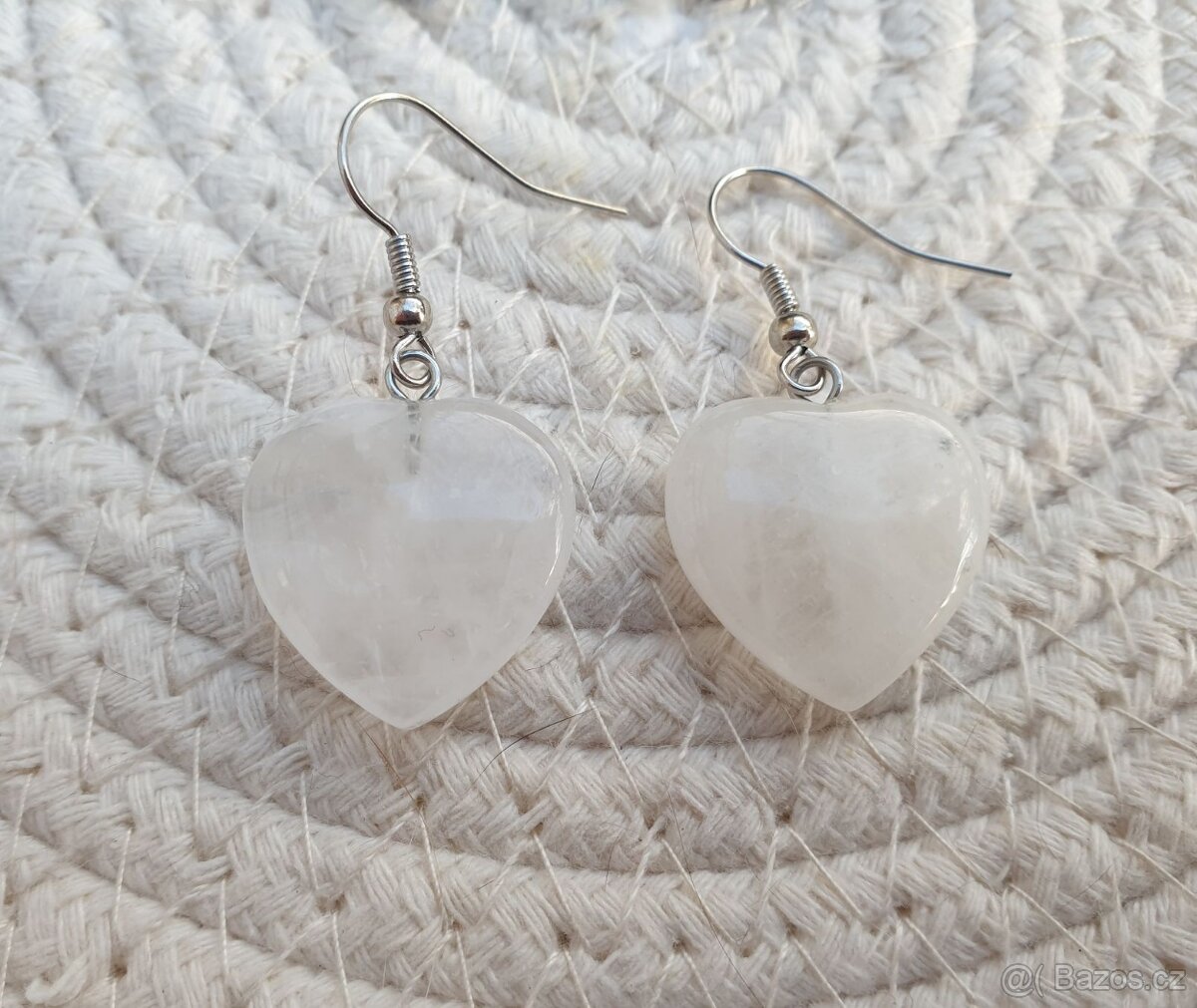 Náušnice Křišťálová srdce - 2