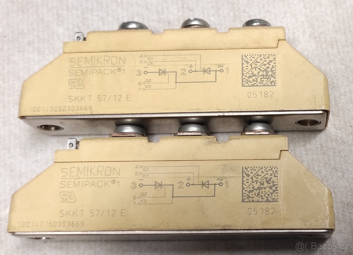 Tyristorový modul dvojitý 50 A - 2
