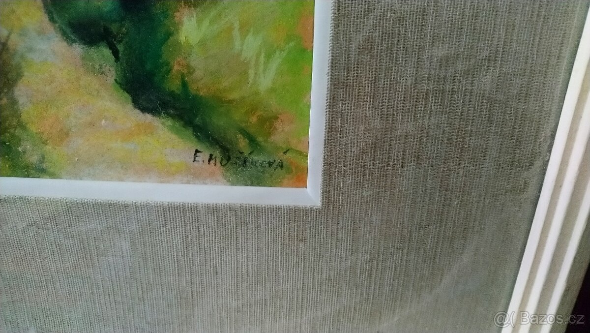 Obraz "Lesní cesta", autorka E. Mužíková - 2