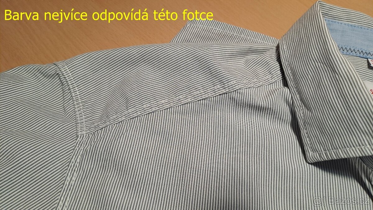Pánská košile s proužky s.Oliver/M/2x57cm - 2
