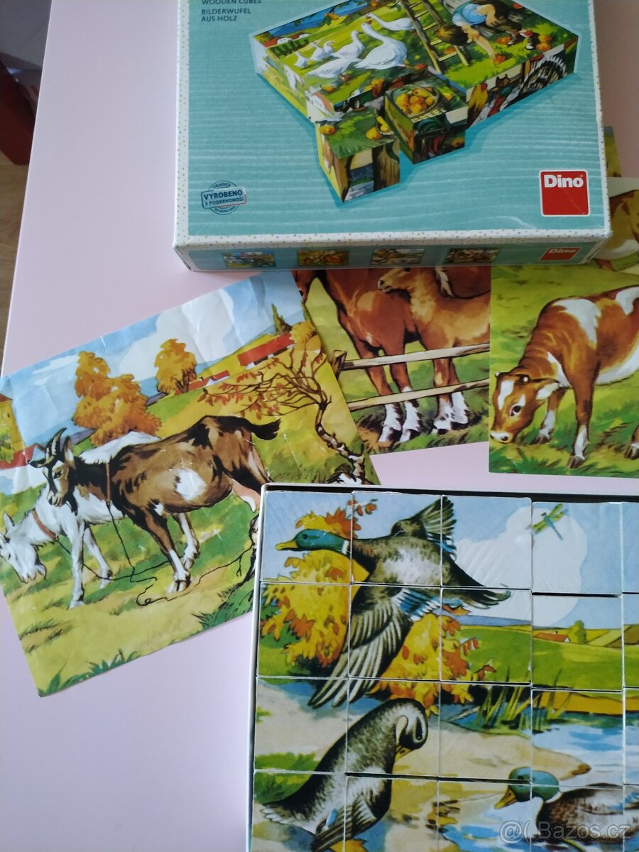 Dřevěné kostky jako nové - 2