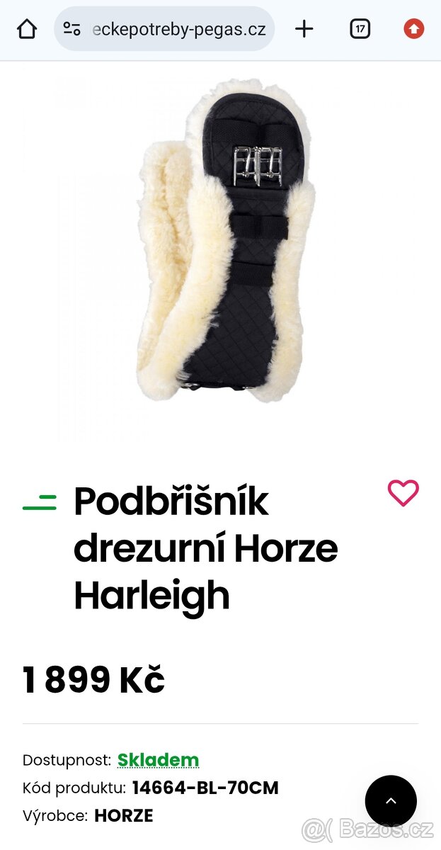 Drezurní podbřišník s beránkem - 2