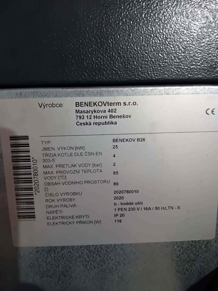 Kotel benekov B26 - 2