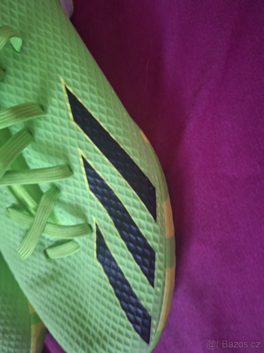 Sálové boty Adidas zelene - 2