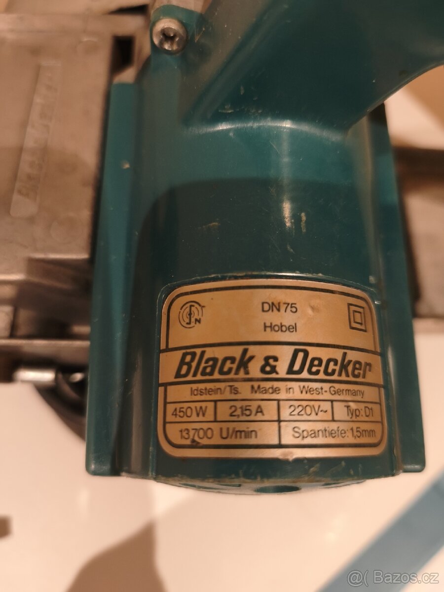 Elektrický hoblík Black And Decker DN75 - 2