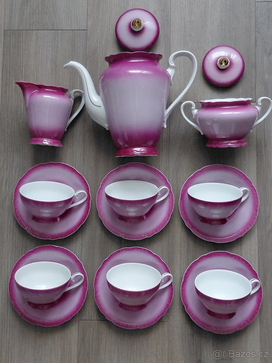 Čajový porcelánový servis - 2