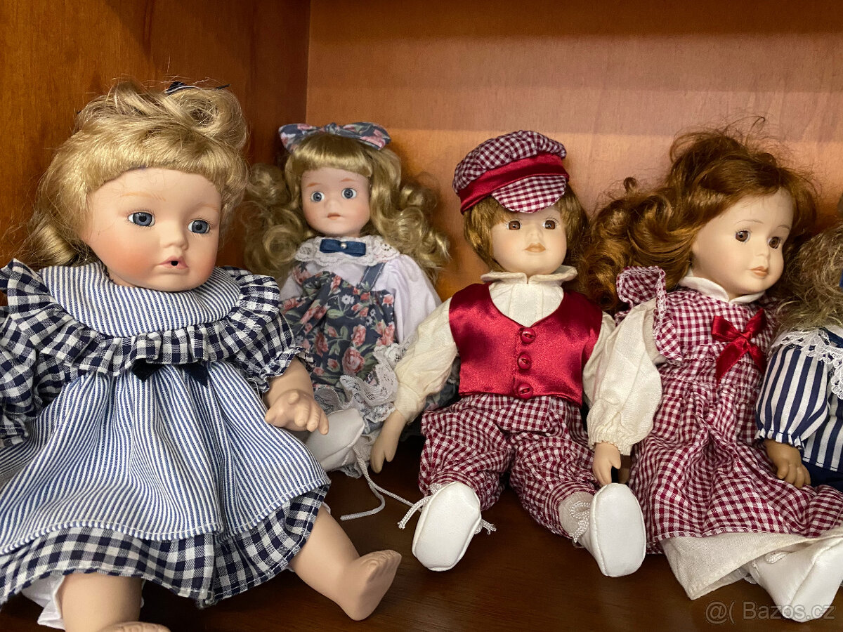 porcelánové panenky- sbírka - 2