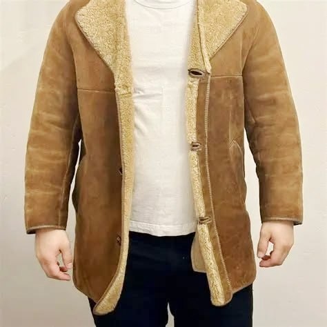 MORLANDS-REAL LAMBSKIN.ENGLAND PÁNSKÁ ZIMNÍ BUNDA Z BERÁNKA - 2