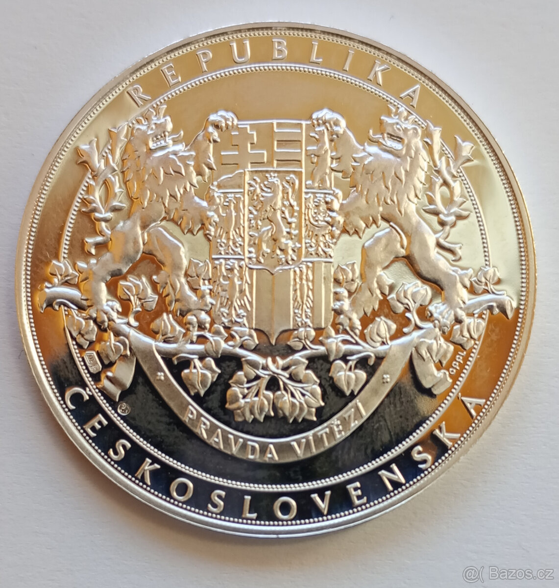 Pamětní medaile – Slovenské národní povstání Ryzí stříbro - 2