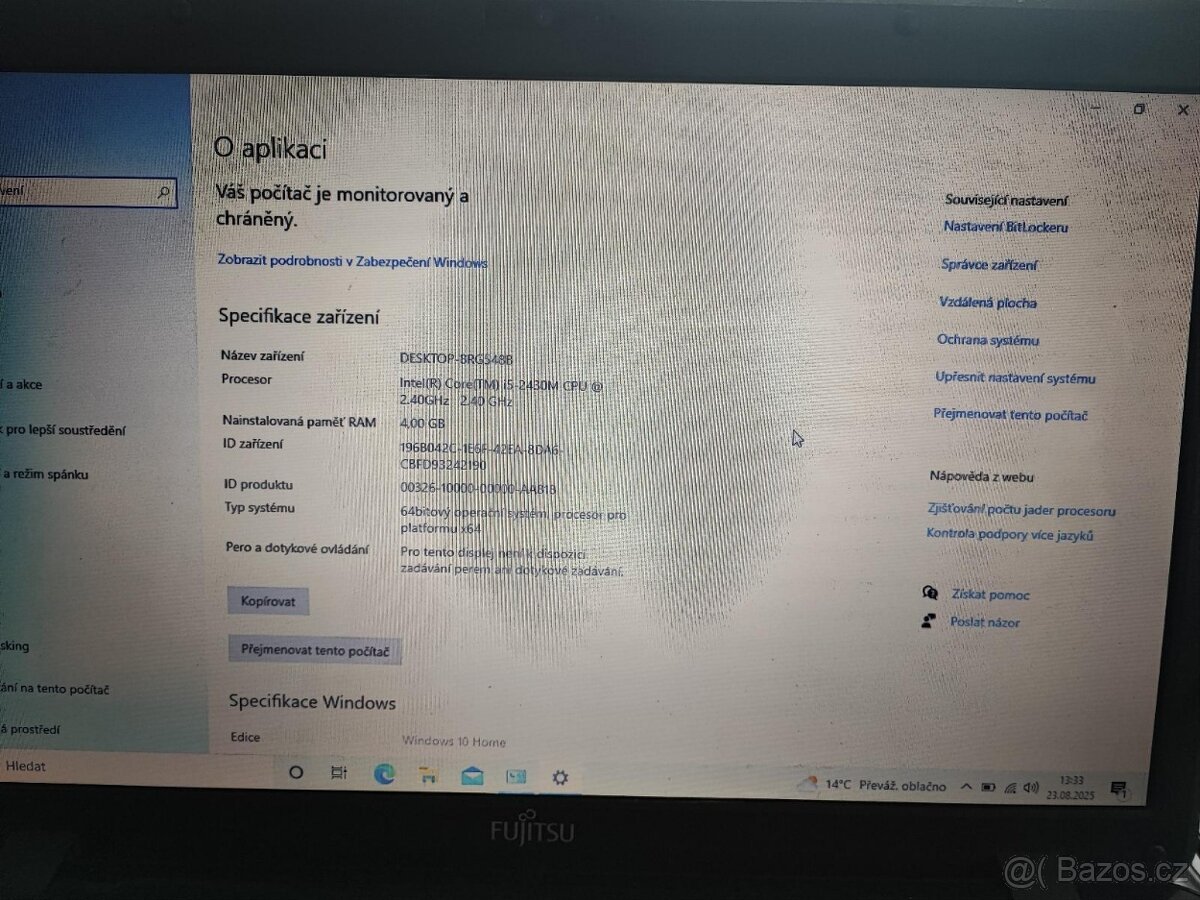 Fujitsu Lifebook AH531 / Core i5 / 160GB HDD / 4GB RAM - 2