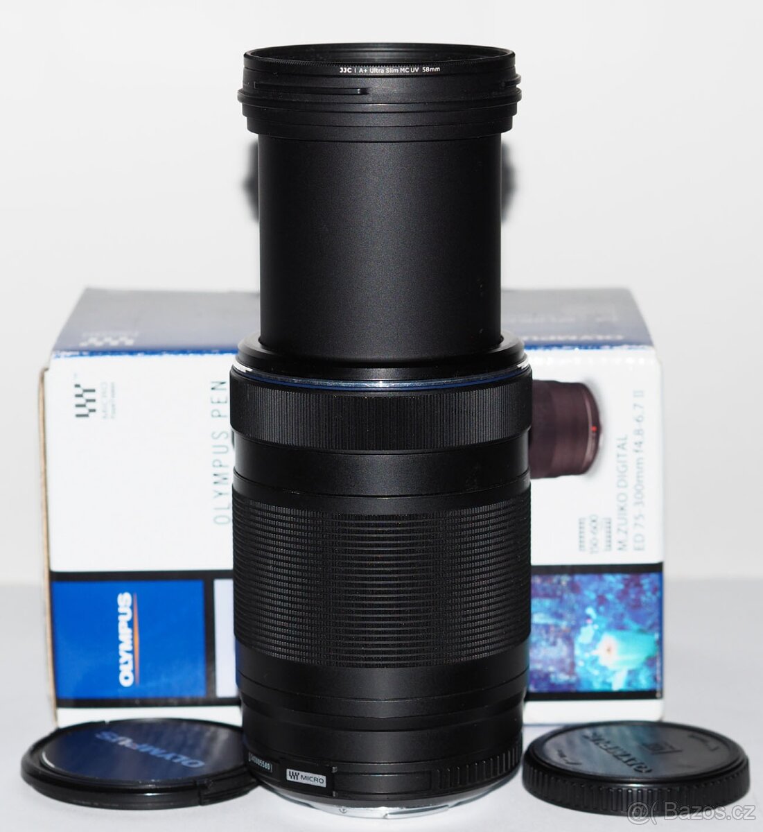 Prodám objektiv Olympus M.ZUIKO ED75-300 f4,8-6,7 II - 2