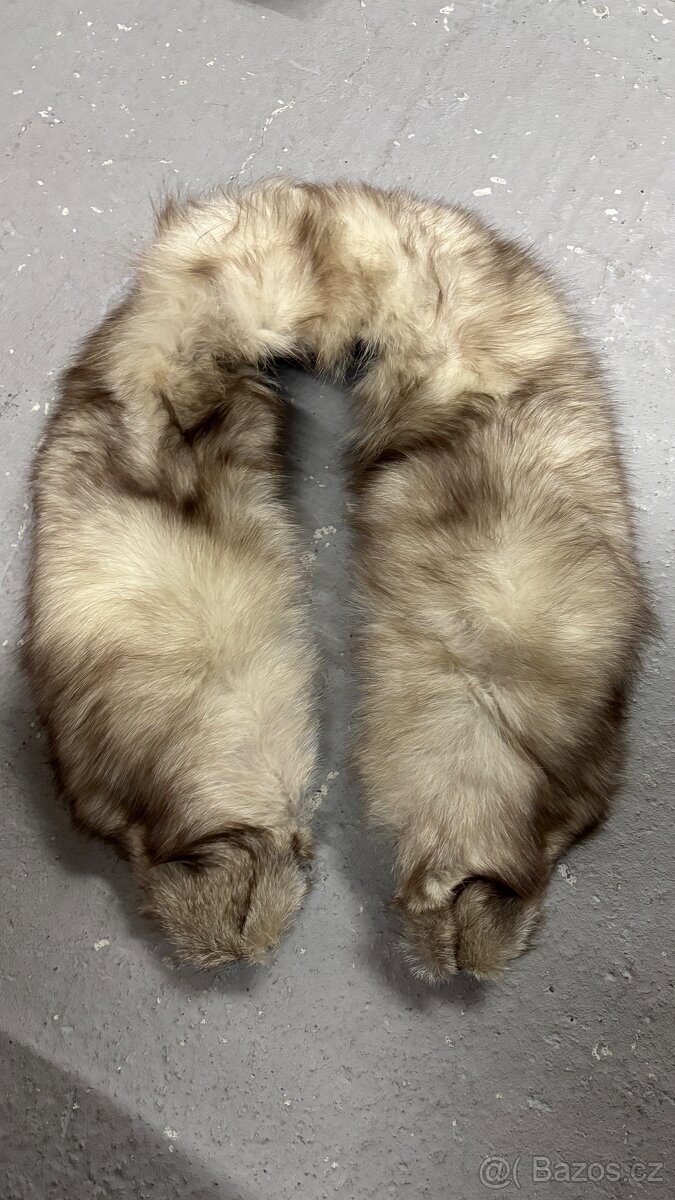 Dámský kožešinový límec a čepice - liška - 2