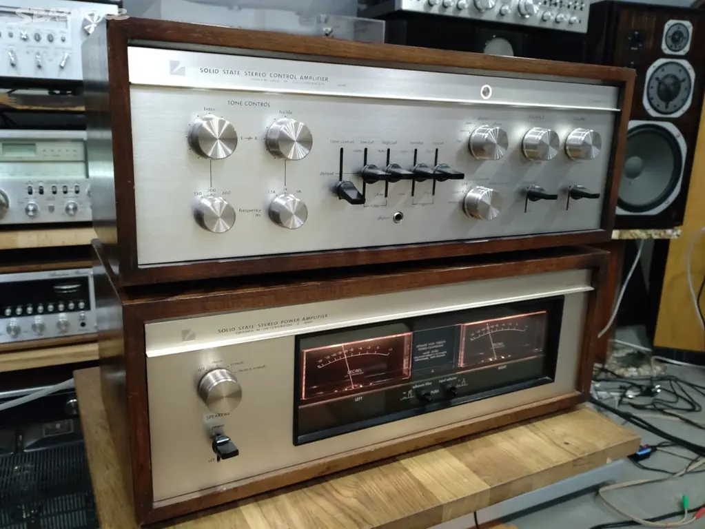 předzesilovač a koncový stupeň Luxman CL350 a M150 - 2