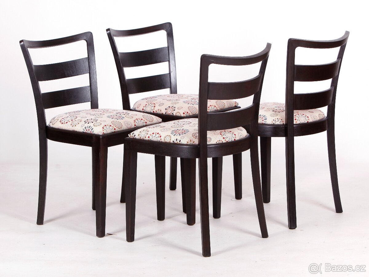 Jídelní židle TON po přečalounění, 4 kusy. - 2