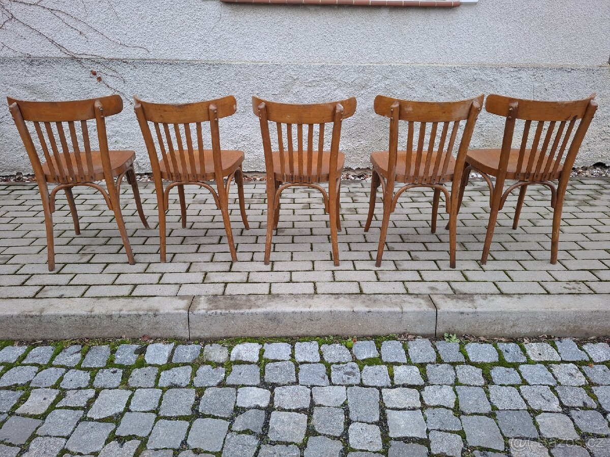 46x staré hospodské židle thonet - 2